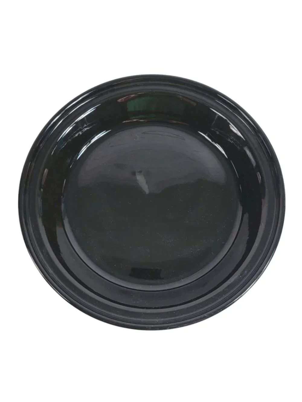 Fiesta Pie Baker Dinnerware Homer Laughlin Black #487 10 1/8